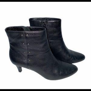 Tahari Prinston leather studded ankle booties
